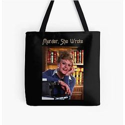 Vintage Murder She Wrote Love Jessica Fletchers Gifts All Over Print Tote Bag RB1512