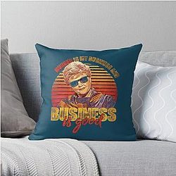 Jessica Fletcher Murder Is My Business And Business Is Good  Throw Pillow RB1512