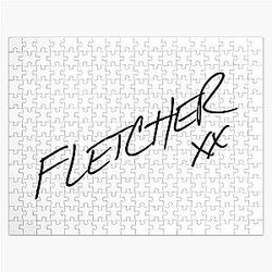 Fletcher Merch Fletcher Black Logo Jigsaw Puzzle RB1512