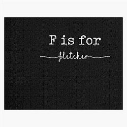 F is for Fletcher Fletcher Sticker Jigsaw Puzzle RB1512