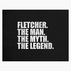 Fletcher Name Fletcher The Man The Myth The legend Jigsaw Puzzle RB1512