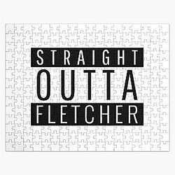 Straight Outta Fletcher North Carolina Fletcher NC Jigsaw Puzzle RB1512