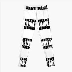 Straight Outta Fletcher North Carolina Fletcher NC Leggings RB1512