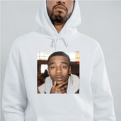 Flight23White Iconic Sneaker Culture Motif Flight23White Hoodies