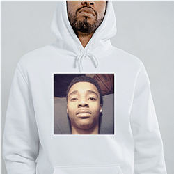 Flight23White Jumpman in White Graphic Flight23White Hoodies