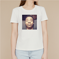 Flight23White Jumpman in White Graphic Flight23White T-Shirts