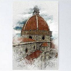 Florence Duomo Poster