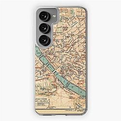 Florence Map 1896 Samsung Galaxy Soft Case