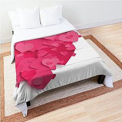 Love Romantic gift Birthday name girlfriend Florence Comforter