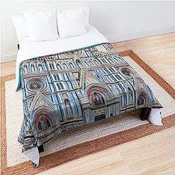 Florence streets Comforter