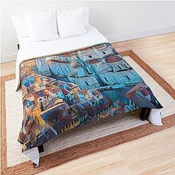 Florence streets Comforter