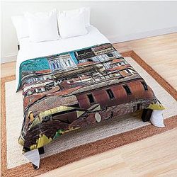Florence streets Comforter