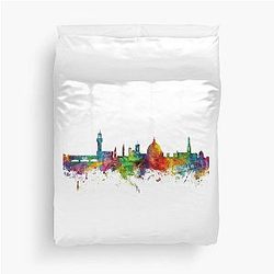 Florence Italy Skyline Duvet Cover
