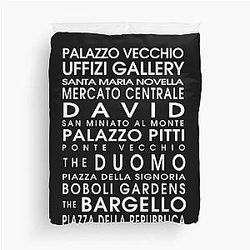 Florence City Roll Duvet Cover