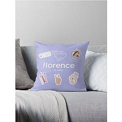 Florence by mills Throw Pillow