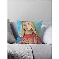 i believe in florence pugh Throw Pillow