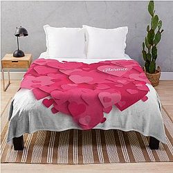 Love Romantic gift Birthday name girlfriend Florence Throw Blanket