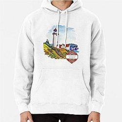 Heceta Head Lighthouse Florence Oregon Pullover Hoodie