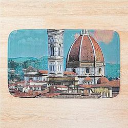 Florence streets Bath Mat