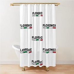 Florence Italian Flag Shower Curtain