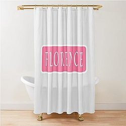 Florence Girls Name Shower Curtain