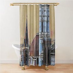 Florence streets Shower Curtain
