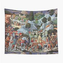 HD. Journey of the Magi, at the Palazzo Medici Riccardi in Florence, by  Benozzo Gozzoli, (1459–61) Tapestry
