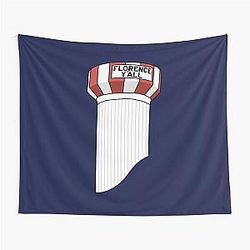 Florence Yall Northern Kentucky Water Tower Cartoon Tapestry