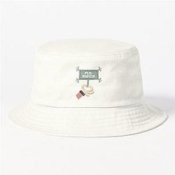 Florence Cartoon Sign Bucket Hat