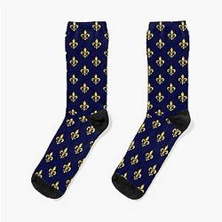 Florence Royal Fleur de Lis   Socks