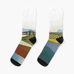 Italy tuscany Florence poster Socks