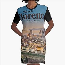 Florence  Graphic T-Shirt Dress