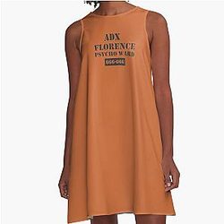 ADX Florence Psycho Ward A-Line Dress