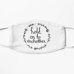 Hold on to each other Florence + Machine June Flat Mask