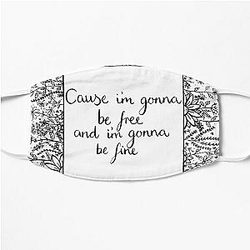 I'm gunna be free and fine Florence + Machine Delilah Flat Mask