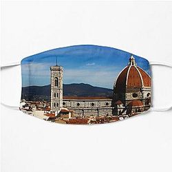 Duomo Palazzo Vecchio Florence Tuscany Italy Flat Mask