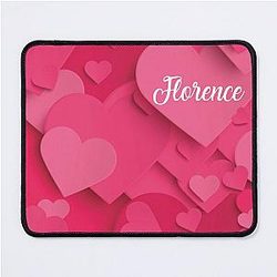 Love Romantic gift Birthday name girlfriend Florence Mouse Pad