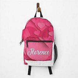 Love Romantic gift Birthday name girlfriend Florence Backpack