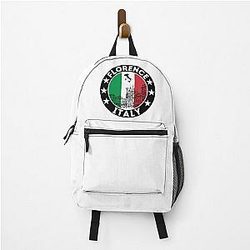 Florence City Skyline, Italian Flag Backpack