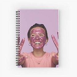 Florence By Mills face mask Millie Spiral Notebook