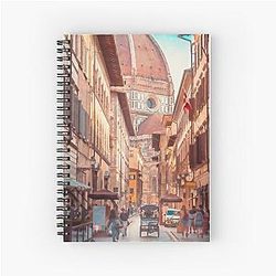Florence Cityscape Spiral Notebook