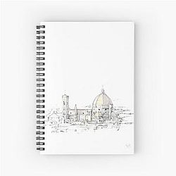Florence Italy Duomo Spiral Notebook