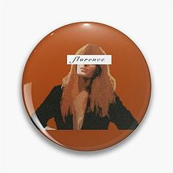 Florence Welch Portrait Pin