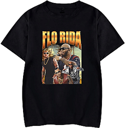 Gold Typography Retro Boxed LA 2605 Flo Rida T-Shirts