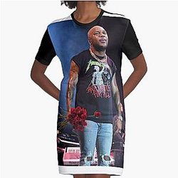 Flo Rida - Photograph Graphic T-Shirt Dress