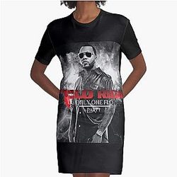 Only One Flo Part 1 Flo Rida Album Graphic T-Shirt Dress