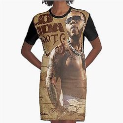 Flo Rida R.O.O.T.S. Album Graphic T-Shirt Dress