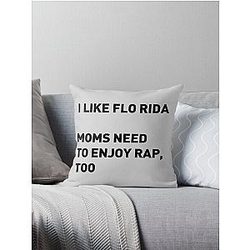 I like Flo Rida Throw Pillow
