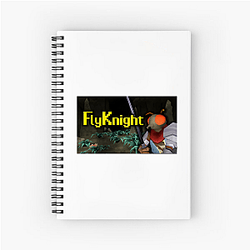 FlyKnight Merch Fly Knight Notizbuch