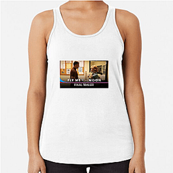Fly Me to the Moon – Vintage Love Letter Edition Fly Me To The Moon Tank Tops